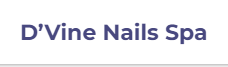 D'Vine Nails Spa Logo