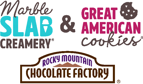 Rocky Choc & Marble Slab Cream Logo