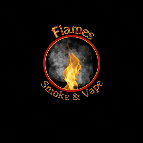 Flames Smoke & Vape Logo