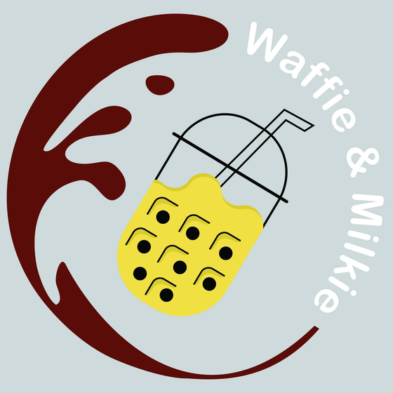 Waffie & Milkie - Long Beach Logo