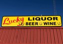 Lucky Liquor - Fort Worth Logo