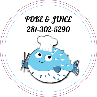 Poke and Juice Time Logo