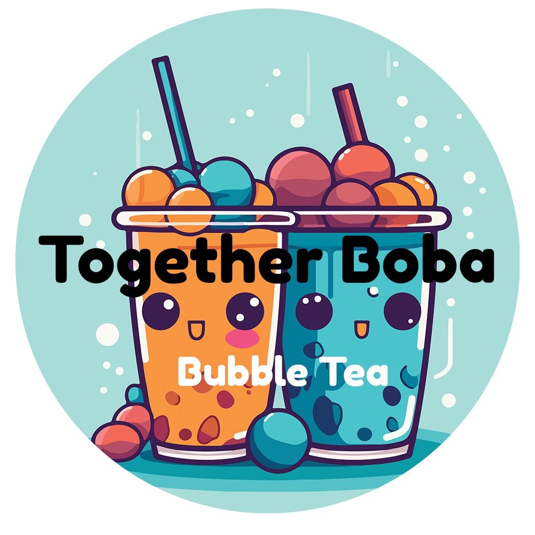 Together Boba Bubble Tea Logo