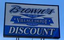 Brown's Village Depot  Logo