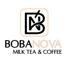 BobaNova Milk Tea and Coffee Logo