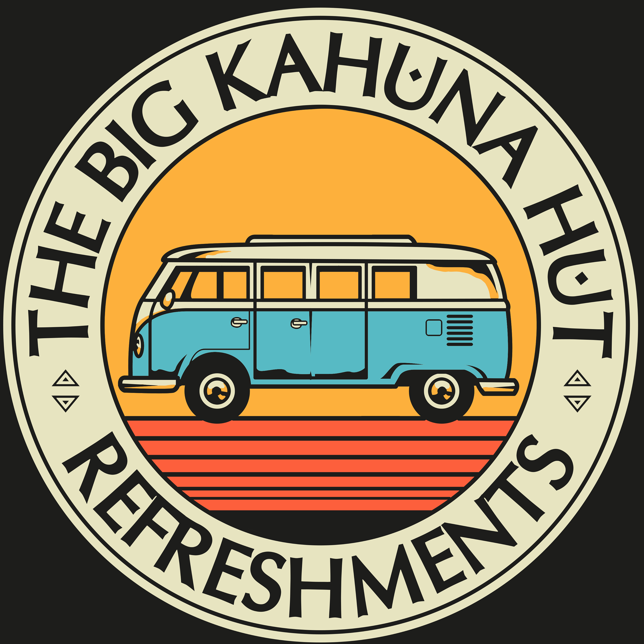 The Big Kahuna Hut - Houston Logo