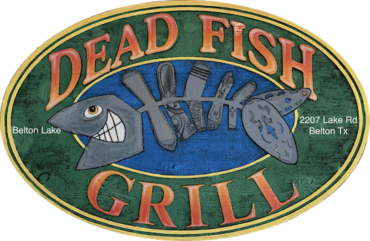 Dead Fish Grill - Belton Logo