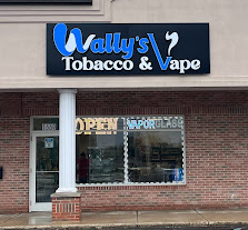 Wally's tobacco - Hobart Logo