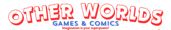 Other Worlds Games & Comics Logo