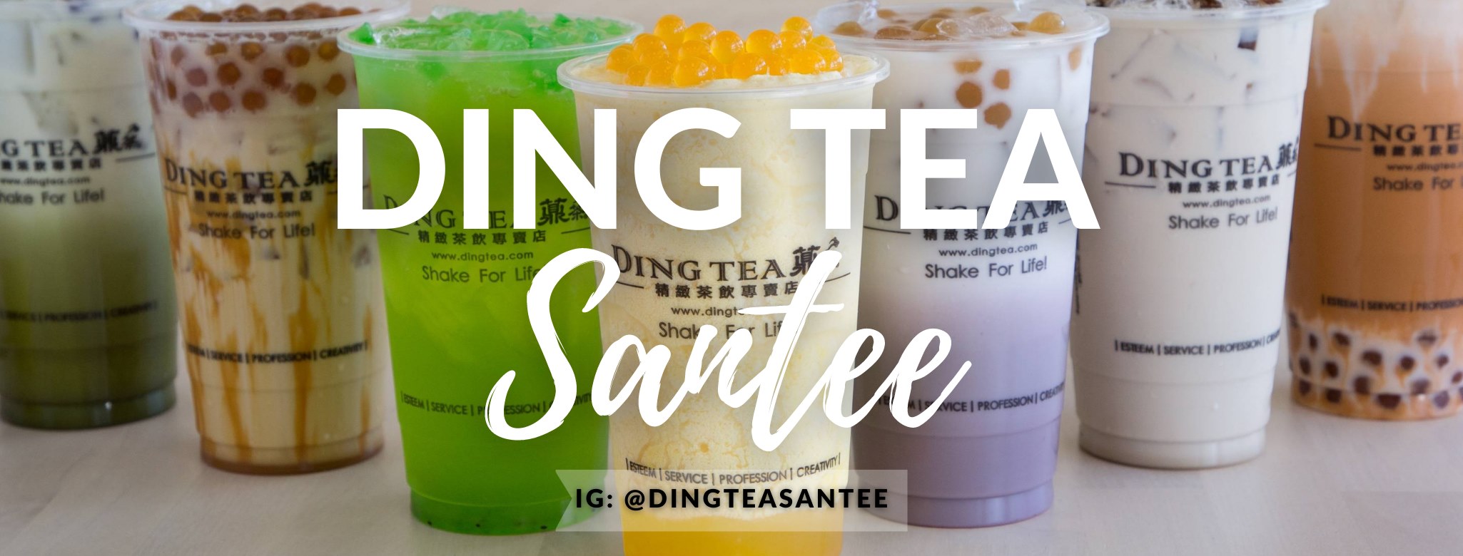 Ding Tea Santee - Santee Logo