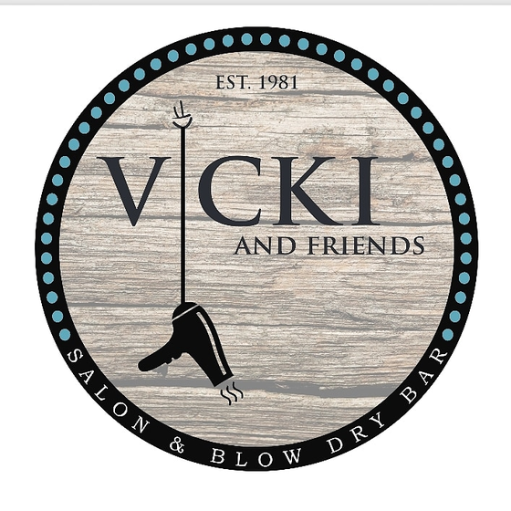 Vicki and Friends Salon Logo