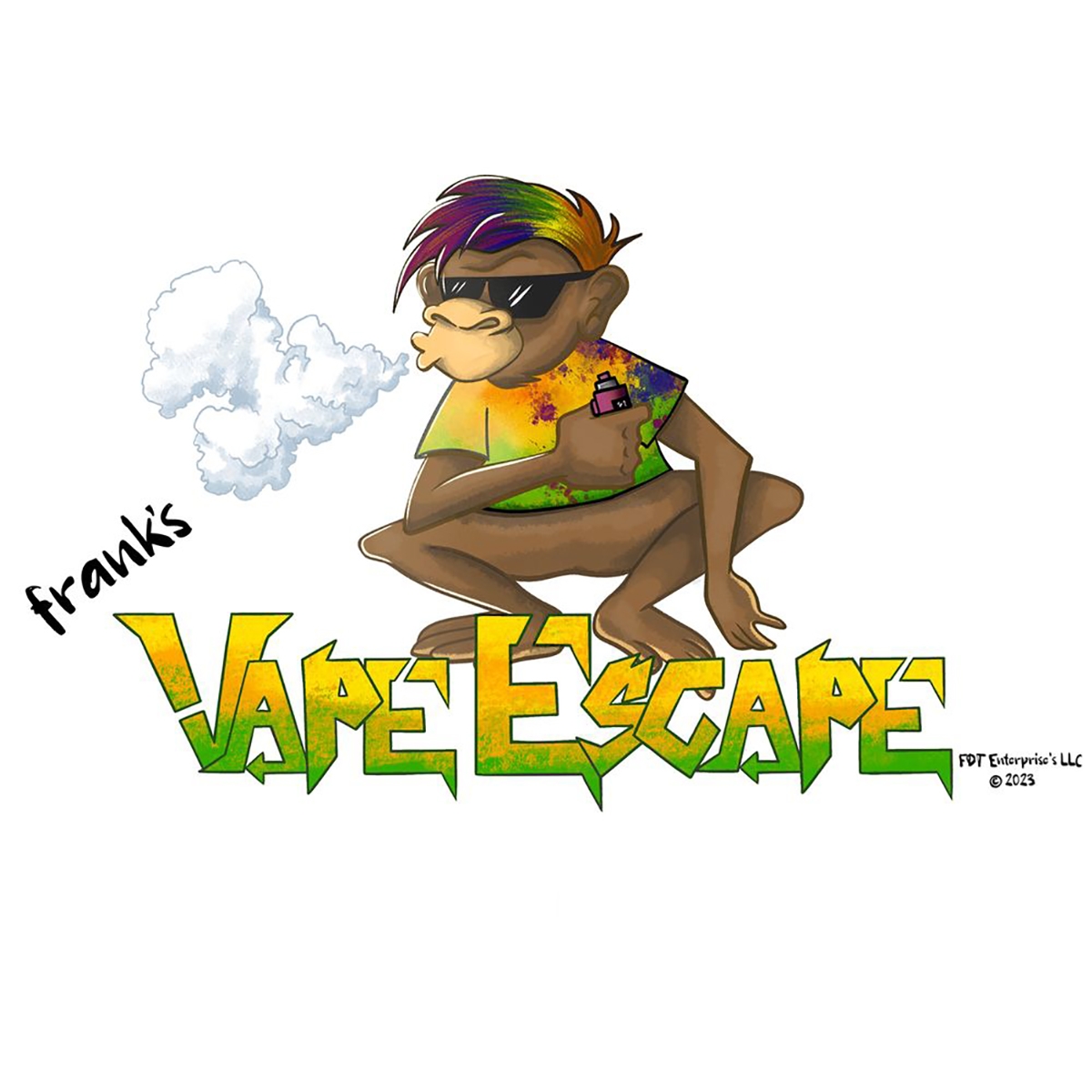 Frank's Vape Escape - Lowell Logo