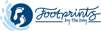 Footprints by the Bay -U.S. 98 Logo