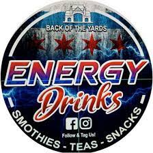 Back of the Yards Energy Drink Logo