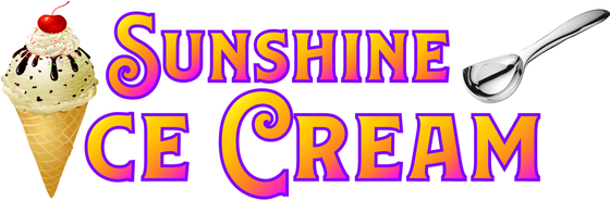 Sunshine Scoop Ice Cream Logo