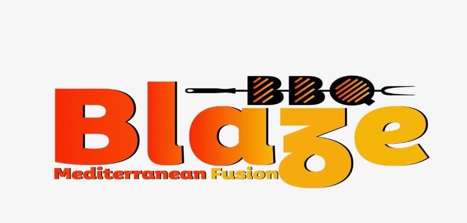 Blaze BBQ Mediterranean Fusion Logo