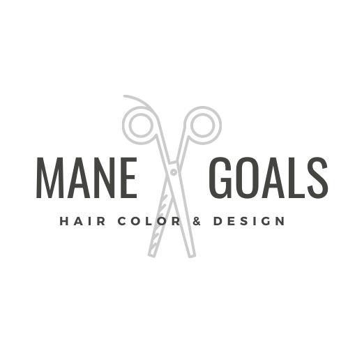 Mane Goals Hair Color & Design Logo