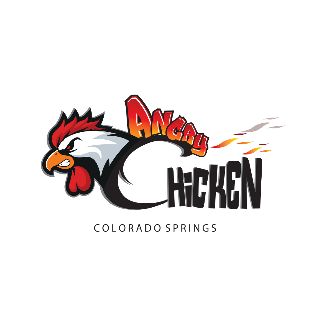 Angry Chicken - Colo Springs Logo