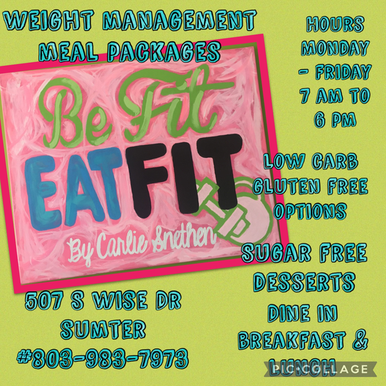 Be Fit Eat Fit - Sumter Logo