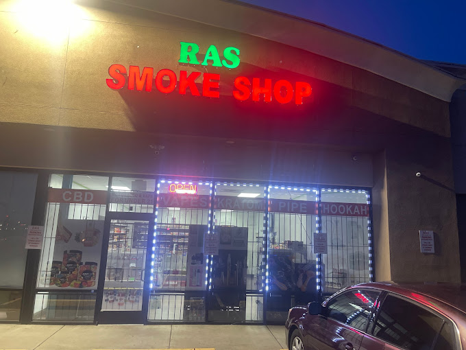 Ras Smoke Shop - Aurora Logo