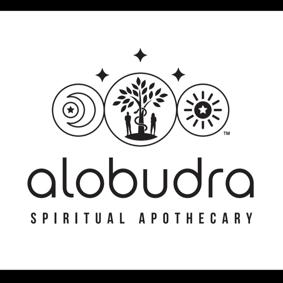 Alobudra Spiritual Apothecary Logo