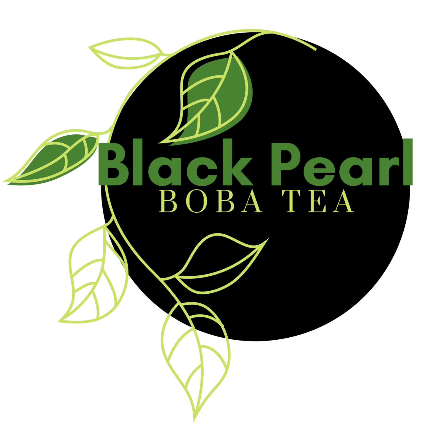 Black Pearl Boba 2 Logo