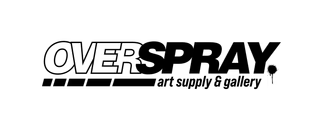 Overspray Art Supply & Gallery Logo