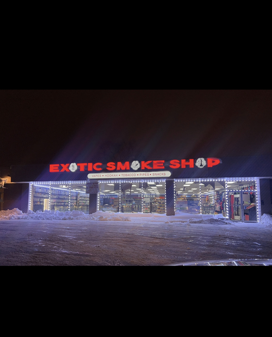 Exotic Smoke Shop - Buffalo Logo