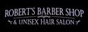 Rob's Barbershop & Unisex Hair Logo