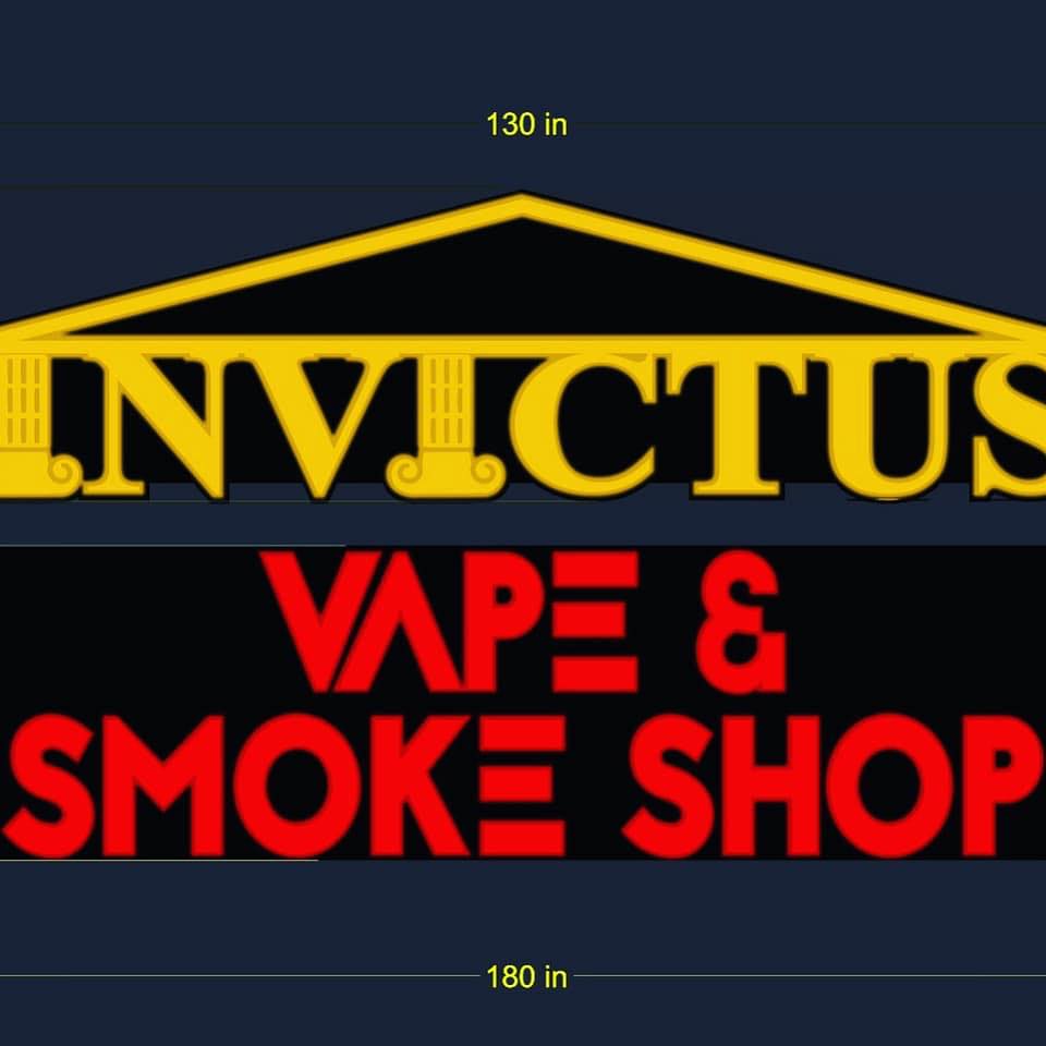 Invictus smoke shop - Plano Logo