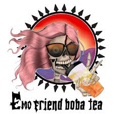 EMO Friend Boba Tea Logo