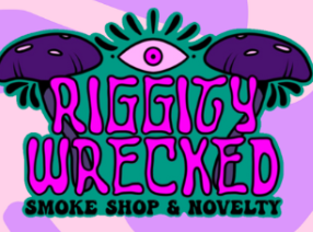 Riggity Wrecked Smoke Shop Logo