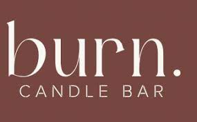 burn. Candle Bar Logo