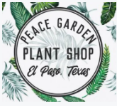 Peace Garden Plant Shop  Logo