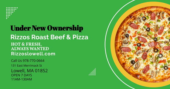 Rizzos Roast Beef And Pizza Logo