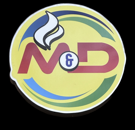 M & D Vape N smoke Logo