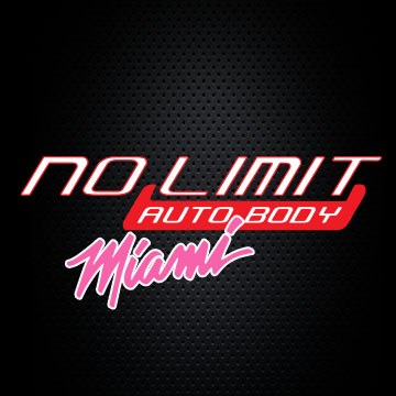 no limit Auto Body - Miami Logo