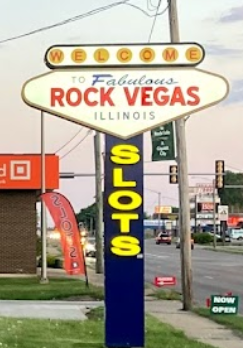 Rock Vegas - Rock Falls Logo
