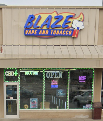 Blaze Vape & Tobacco Waukegan Logo