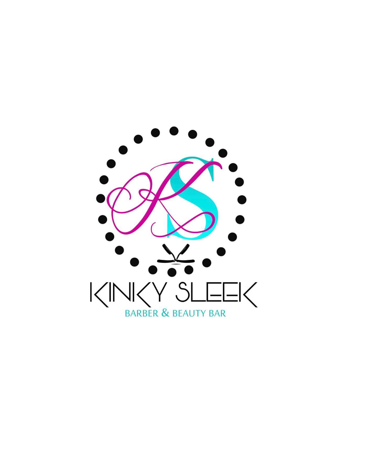 Kinky Sleek Barber and Beauty Logo