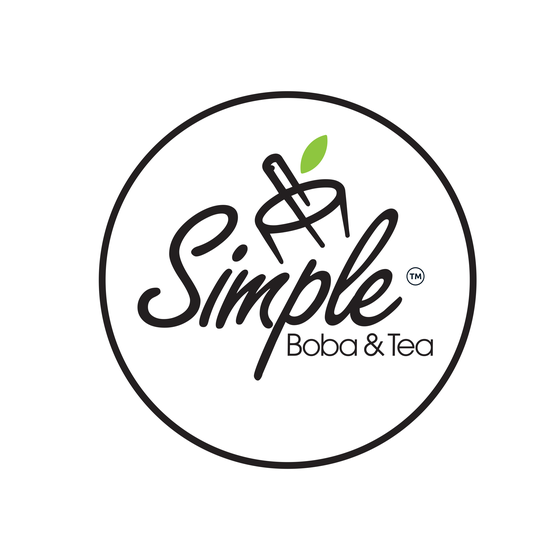 Simple Boba & Tea -E Lincoln Logo