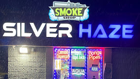 Silver Haze Smoke Shop Logo