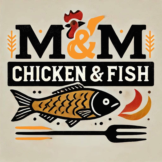 M & M Chicken & Fish Logo