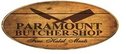 Paramount Butcher Shop Logo