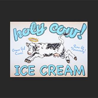Holy Cow Ice Cream Logo