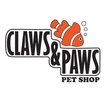 Claws & Paws Pet Shop Logo