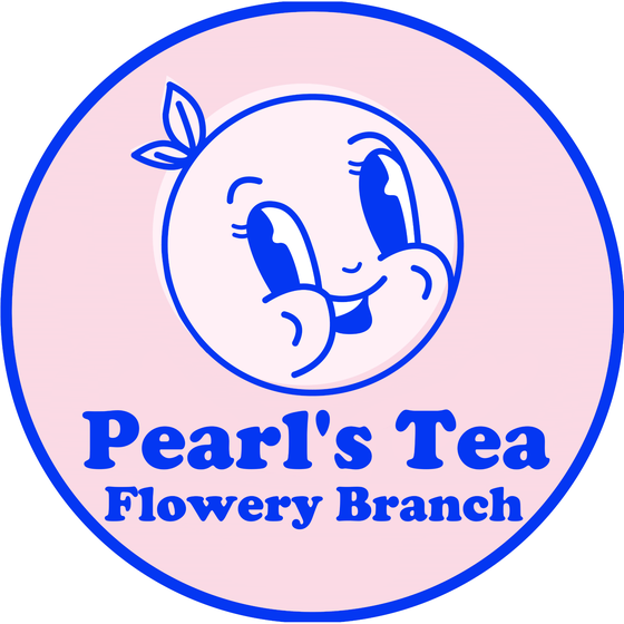 Pearl's Tea - Flowery Branch Logo