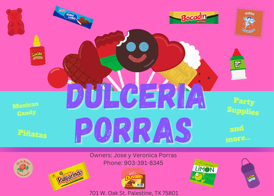 Dulceria Porras LLC -Palestine Logo