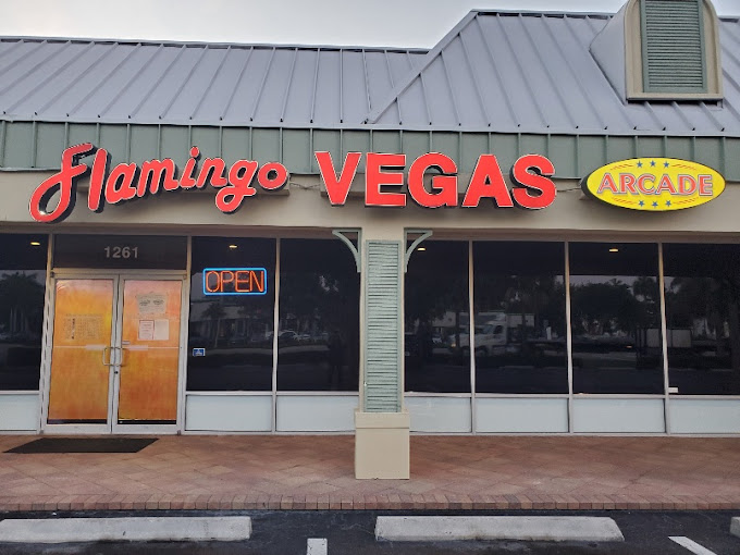 Flamingo Vegas Arcade - Naples Logo