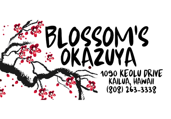 Blossom's Okazuya - Kailua Logo